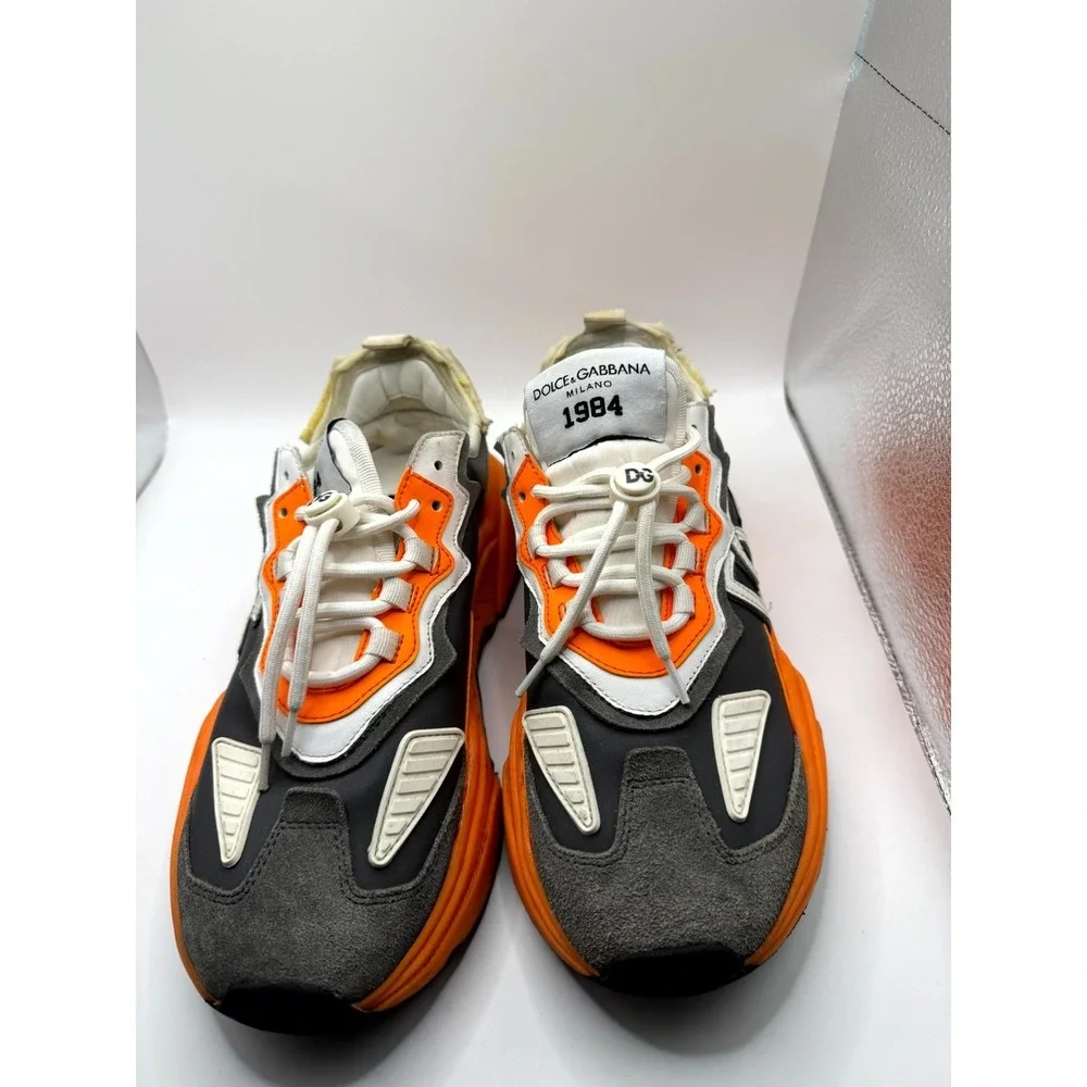 Dolce & Gabbana Daymaster Womens 42 Sneaker Multicolor‎ Leather Lace Up Shoes